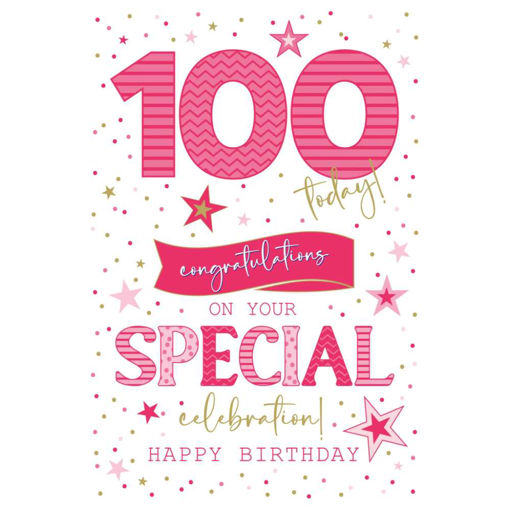 Picture of 100 TODAY CONGRATULATIONS ON YOUR SPECIAL DAY